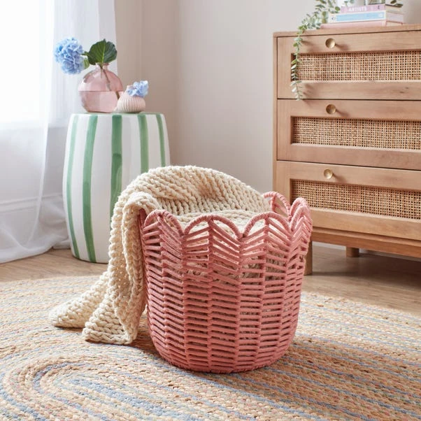Chevron Rope Storage Basket 9 Chevron Rope Storage Basket - Image 7