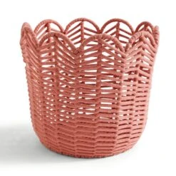 Chevron Rope Storage Basket 19 Chevron Rope Storage Basket -Dunelm 30921865 alt02