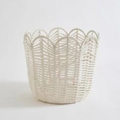 Chevron Rope Storage Basket 13 Chevron Rope Storage Basket -Dunelm 30921931 alt02