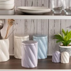 Twisted Kitchen Canister 17 Twisted Kitchen Canister -Dunelm 30922828