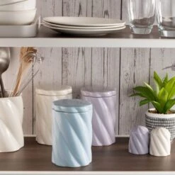 Twisted Kitchen Canister 14 Twisted Kitchen Canister -Dunelm 30922851