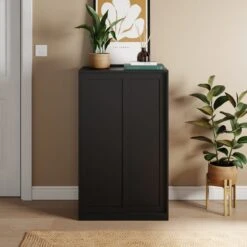 Dunelm 21 Eloise Sliding Shoe Storage Cabinet