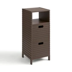 Chocolate Bathroom Cabinet With Drawers 7 Chocolate Bathroom Cabinet With Drawers -Dunelm 30925330 alt02