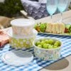 Spring Meadow Storage Tubes With Lids 1 Spring Meadow Storage Tubes With Lids -Dunelm 30926177