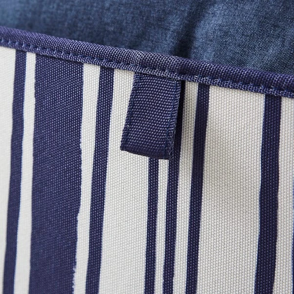 Set Of 2 Coastal Stripe Storage Cubes 7 Set Of 2 Coastal Stripe Storage Cubes - Image 5