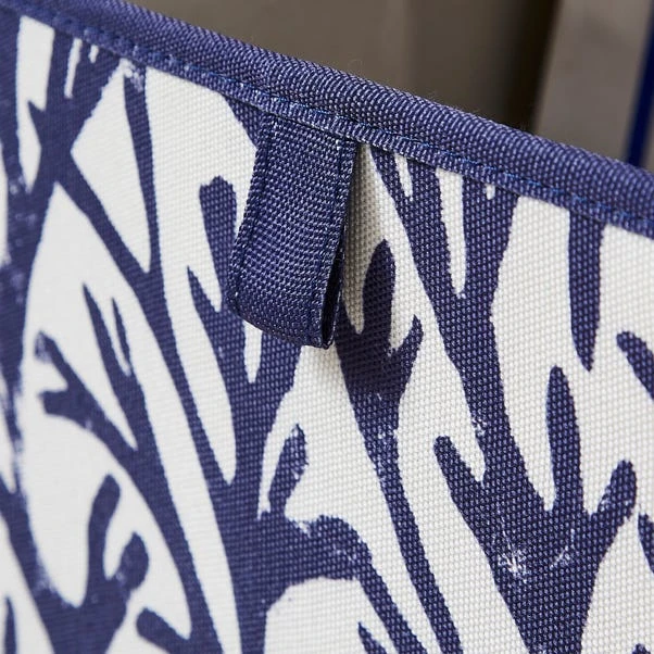 Set Of 2 Coastal Coral Storage Cubes 8 Set Of 2 Coastal Coral Storage Cubes - Image 6