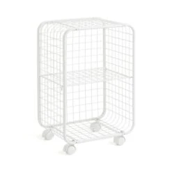 Metal Wire Storage Trolley 13 Metal Wire Storage Trolley -Dunelm 30926824 alt02