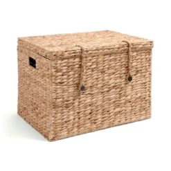 Water Hyacinth Woven Trunk 13 Water Hyacinth Woven Trunk -Dunelm 30927157 alt02