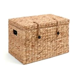 Water Hyacinth Woven Trunk 10 Water Hyacinth Woven Trunk -Dunelm 30927158 alt02