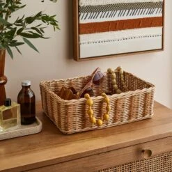 Woven Rattan Tray 23 Woven Rattan Tray -Dunelm 30928207