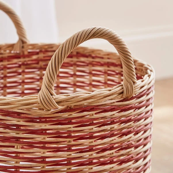 Round Woven Rattan Basket 13 Round Woven Rattan Basket - Image 11
