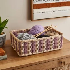 Woven Rattan Tray 20 Woven Rattan Tray -Dunelm 30928215