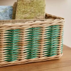 Woven Rattan Tray 18 Woven Rattan Tray -Dunelm 30928216 alt01