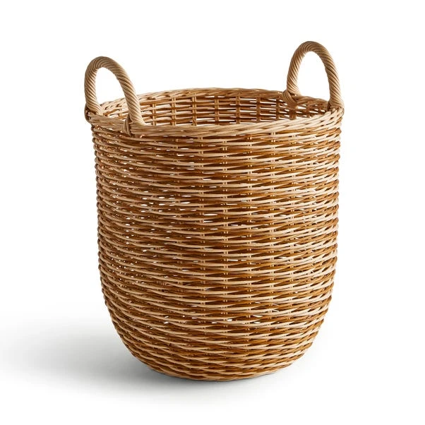 Round Woven Rattan Basket 8 Round Woven Rattan Basket - Image 6