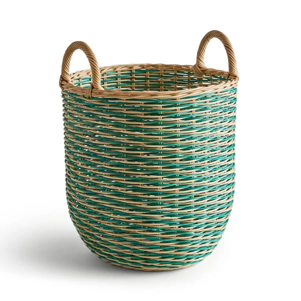 Round Woven Rattan Basket 5 Round Woven Rattan Basket - Image 3