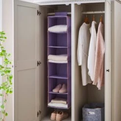 6 Tier Hanging Organiser 8 6 Tier Hanging Organiser -Dunelm 30928563