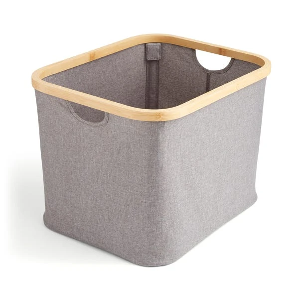 Berkeley Grey Storage Basket 12 Berkeley Grey Storage Basket - Image 10