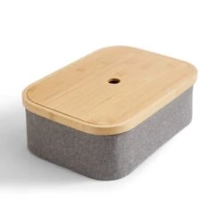 Berkeley 6 Compartments Foldable Storage Basket With Lid 12 Berkeley 6 Compartments Foldable Storage Basket With Lid -Dunelm 30929179 alt02