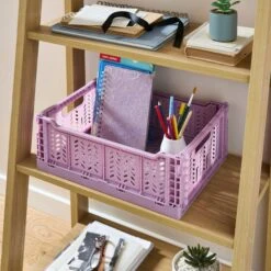 Medium Foldable Crate 31 Medium Foldable Crate -Dunelm 30929235