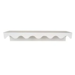 Wavy Floating Shelf, 55cm 17 Wavy Floating Shelf, 55cm -Dunelm 30930105 alt03