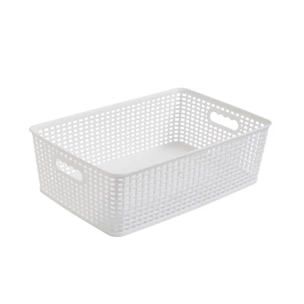 Checked Plastic Basket 17 Checked Plastic Basket - Image 15