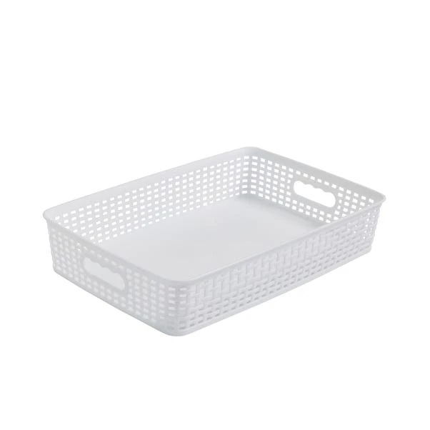 Checked Plastic Basket 14 Checked Plastic Basket - Image 12