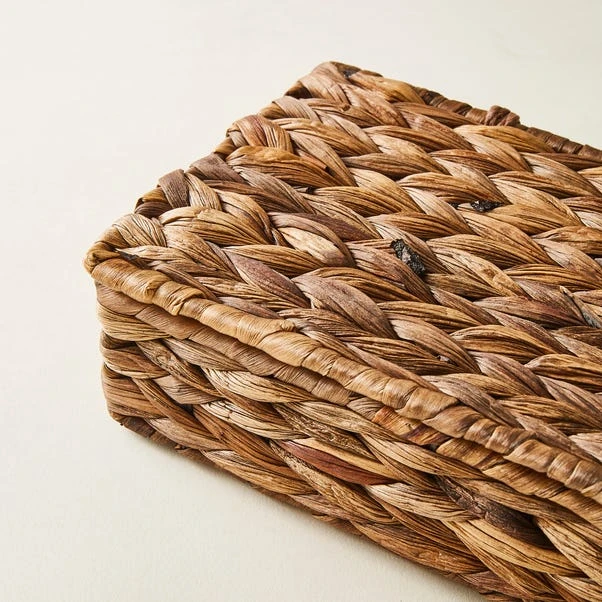 Set Of 3 Woven Water Hyacinth Stacking Boxes 4 Set Of 3 Woven Water Hyacinth Stacking Boxes - Image 2