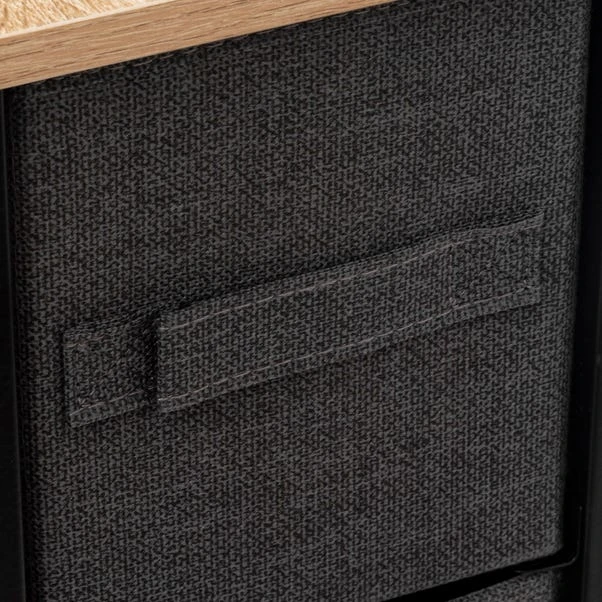 Tissa Low Grey 5 Drawer Storage Unit 8 Tissa Low Grey 5 Drawer Storage Unit - Image 6