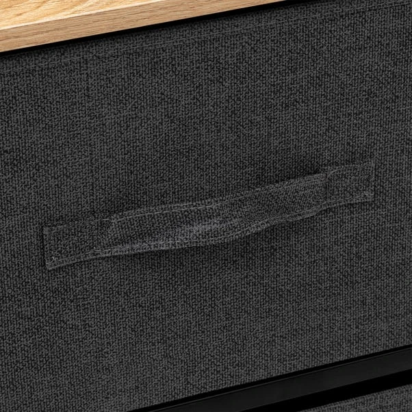 Tissa Grey 3 Drawer Storage Unit 6 Tissa Grey 3 Drawer Storage Unit - Image 4