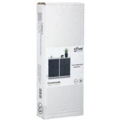 Tissa Grey 5 Drawer Storage Unit 17 Tissa Grey 5 Drawer Storage Unit -Dunelm 30944930 alt07