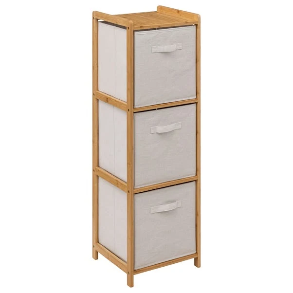 Tissa White 3 Box Storage Unit 3 Tissa White 3 Box Storage Unit