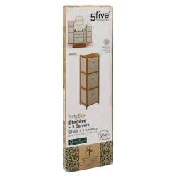 Tissa White 3 Box Storage Unit 13 Tissa White 3 Box Storage Unit -Dunelm 30944952 alt05