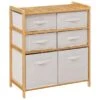 Tidy White 6 Box Storage Unit 2 Tidy White 6 Box Storage Unit -Dunelm 30944955