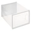 Set Of 2 Stackable Clear Shoe Boxes -Dunelm 30944957