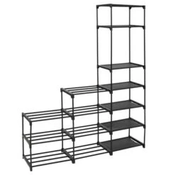 Fabric 32 Pair Shoe Storage Organiser -Dunelm 30944961 alt02