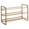 Designer Bamboo 9 Pair Shoe Storage Rack 2 Designer Bamboo 9 Pair Shoe Storage Rack -Dunelm 30944964