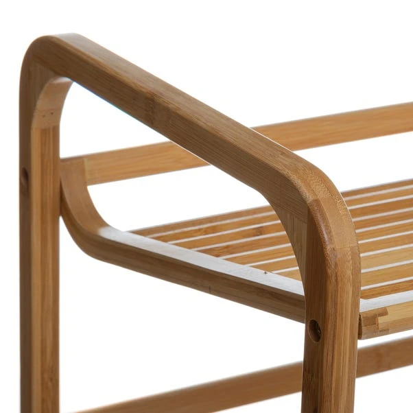 Designer Bamboo 9 Pair Shoe Storage Rack 5 Designer Bamboo 9 Pair Shoe Storage Rack - Image 3