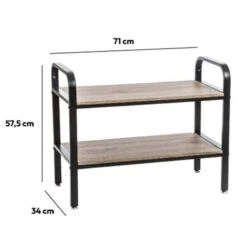 Jano 6 Pair Shoe Rack 10 Jano 6 Pair Shoe Rack -Dunelm 30944972 alt03