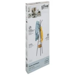 Jano 6 Hook Coat Stand With Shelves 9 Jano 6 Hook Coat Stand With Shelves -Dunelm 30944973 alt03
