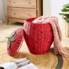 Strawberry Woven Basket 2 Strawberry Woven Basket -Dunelm 30961020
