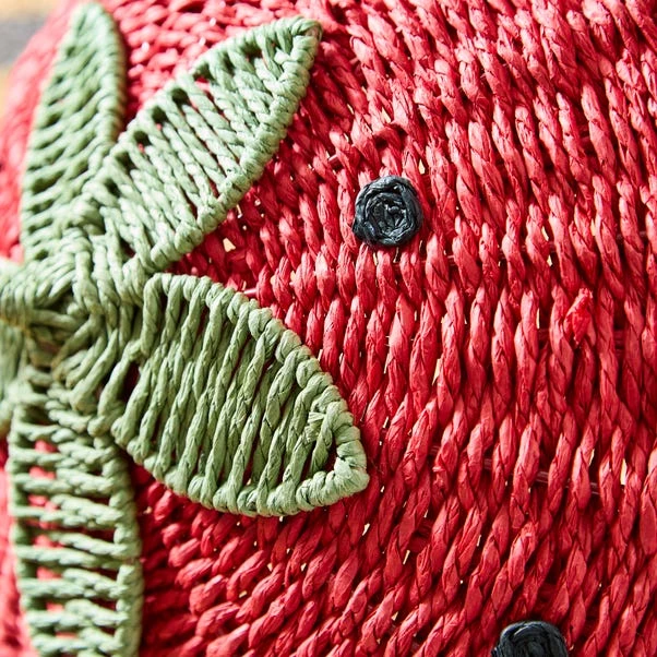 Strawberry Woven Basket 4 Strawberry Woven Basket - Image 2