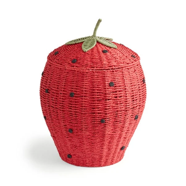 Strawberry Woven Basket 5 Strawberry Woven Basket - Image 3