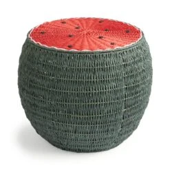 Watermelon Woven Basket 7 Watermelon Woven Basket -Dunelm 30961055 alt02