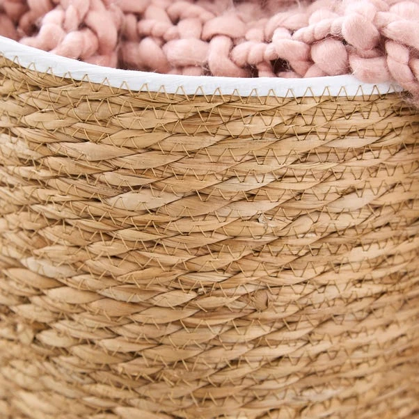 Rush Storage Basket With Trim 10 Rush Storage Basket With Trim - Image 8