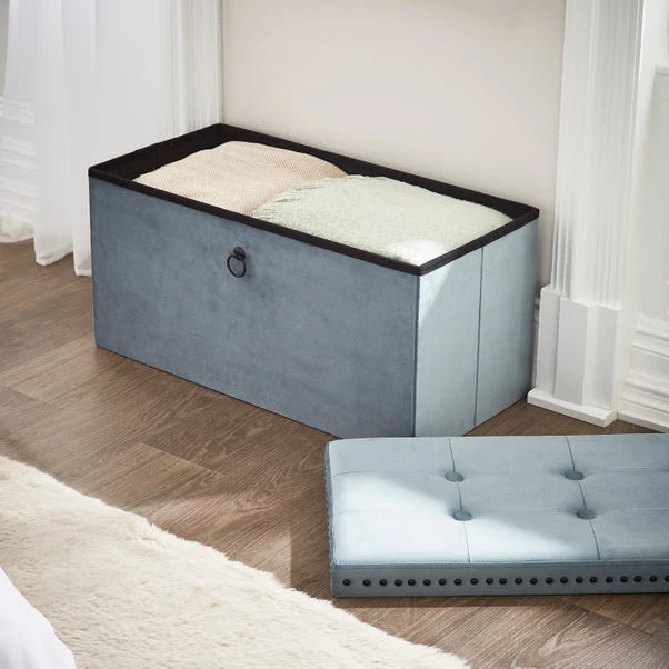 Velvet Rectangular Ottoman 15 Velvet Rectangular Ottoman - Image 13